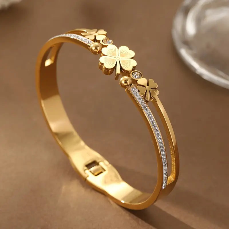 Four-Leaf Clover Bracelet