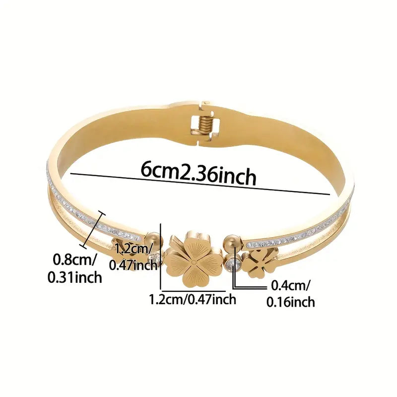 Four-Leaf Clover Bracelet