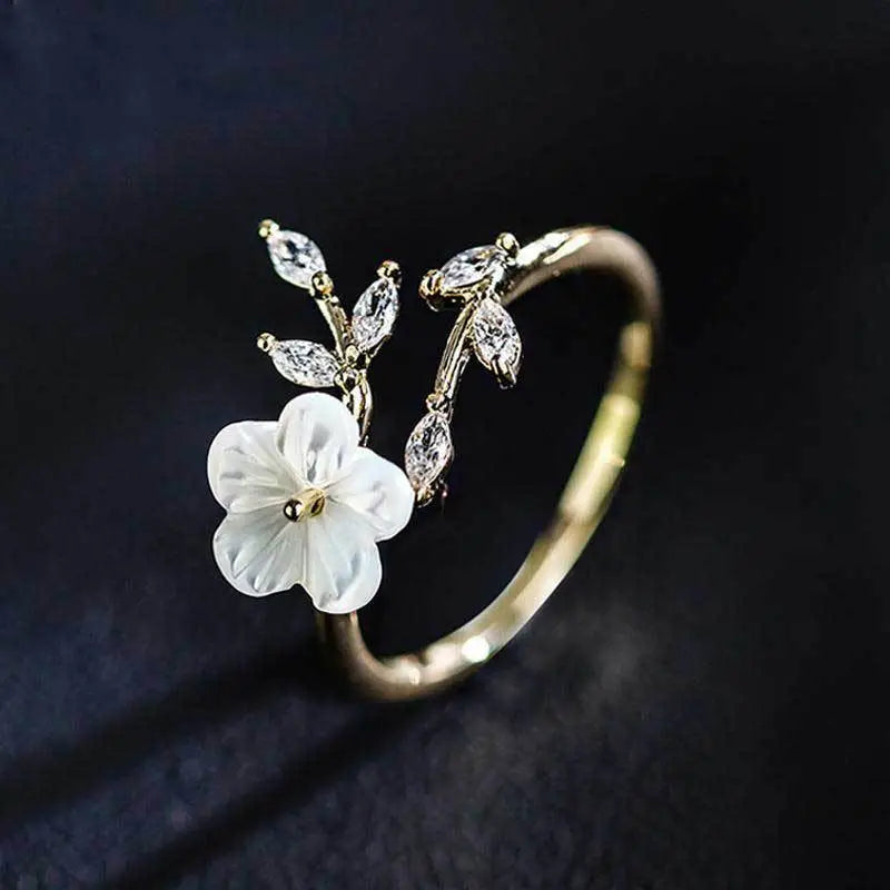 Flower Leaf Ring