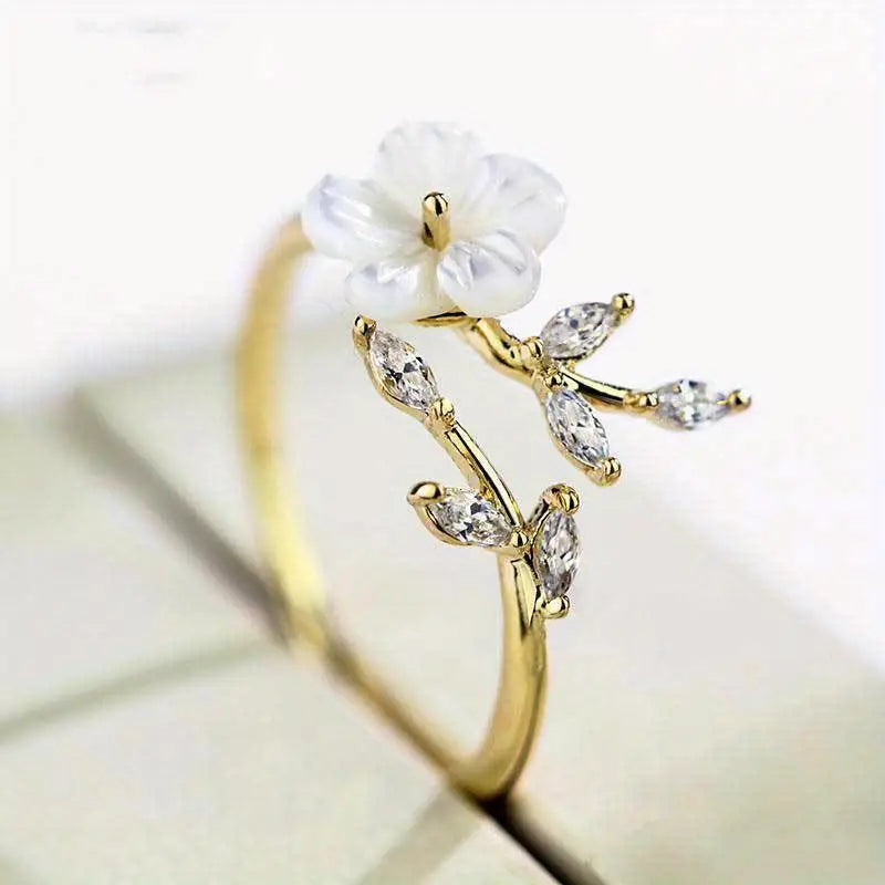 Flower Leaf Ring