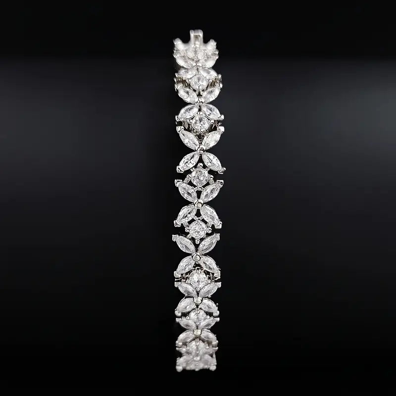Sparkling Synthetic Bracelet