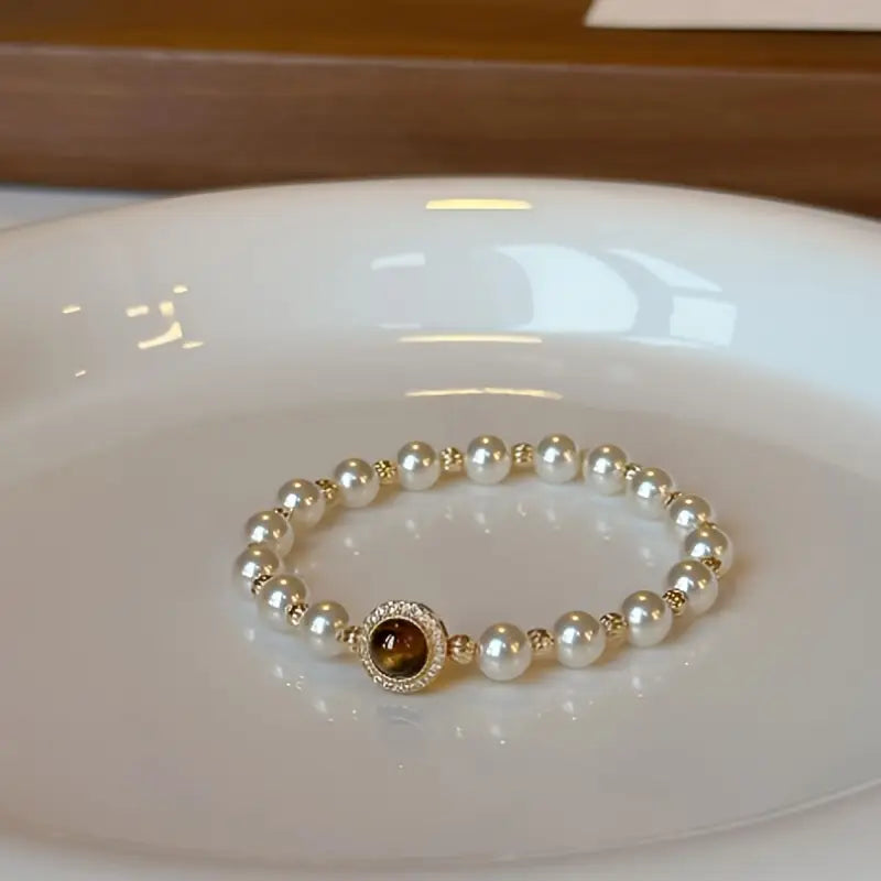 Cat's Eye Stone Bracelet