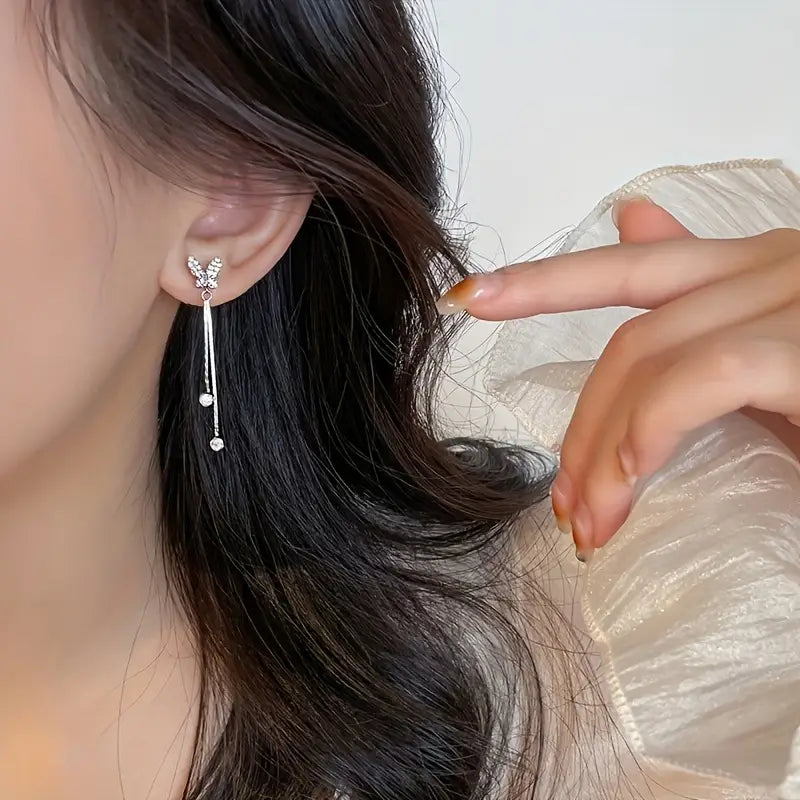 Butterfly Tassel Earrings