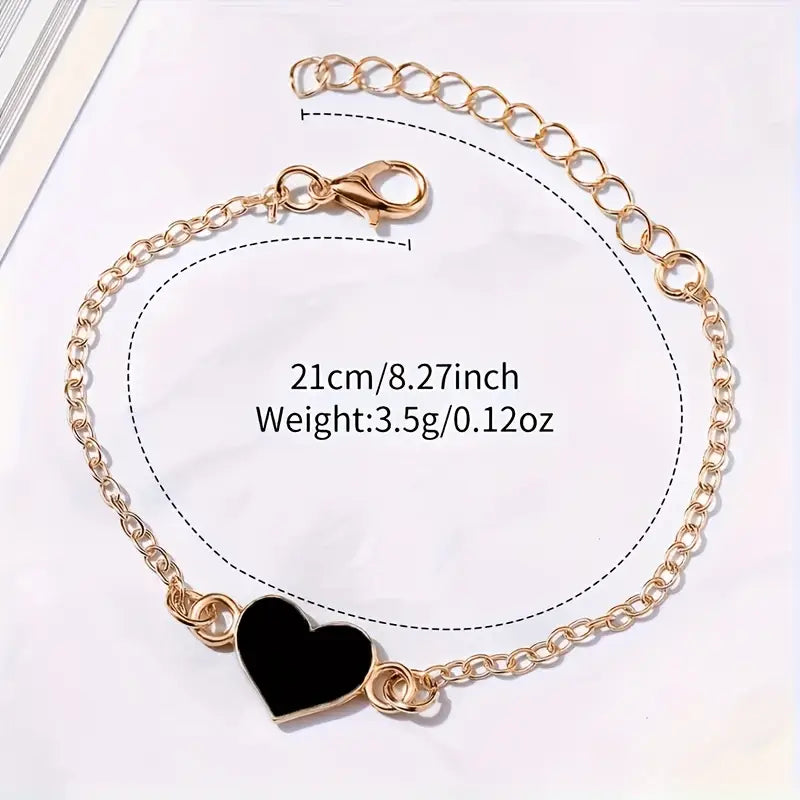Quartz Watch / heart Bracelet