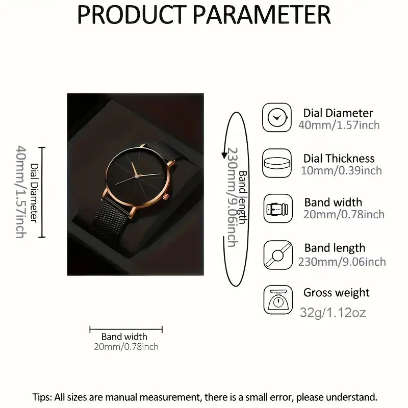 Quartz Watch / heart Bracelet