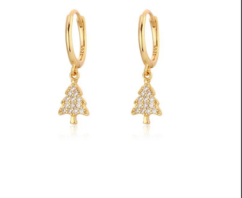 Trendy Tree Buckle Earrings