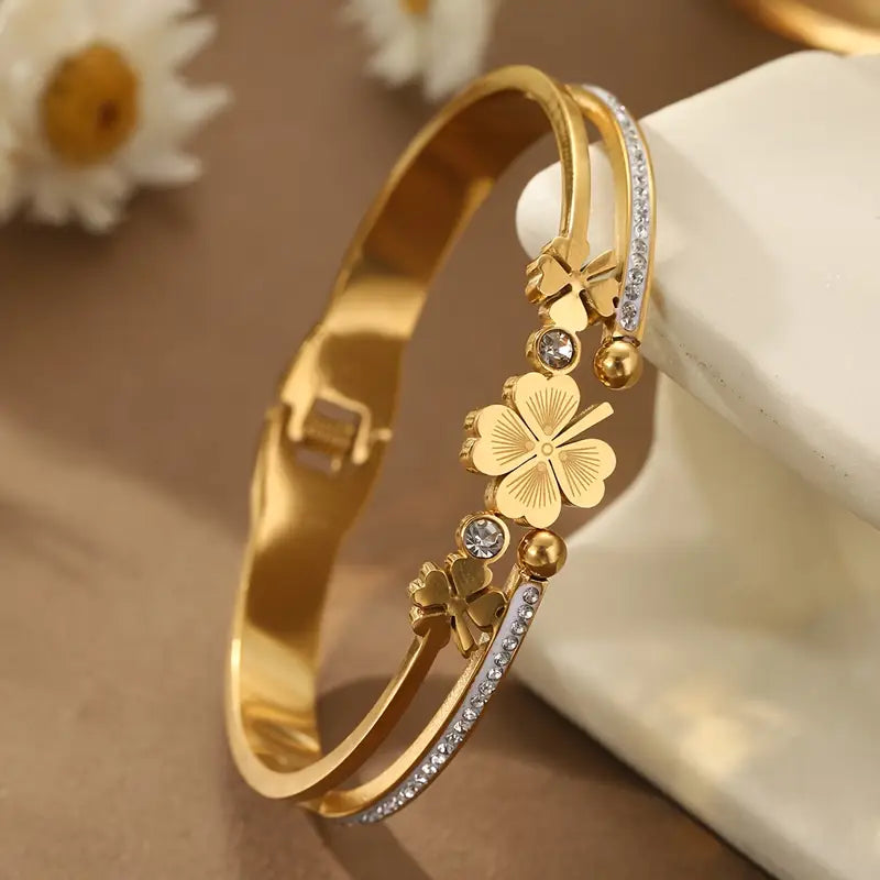 Four-Leaf Clover Bracelet