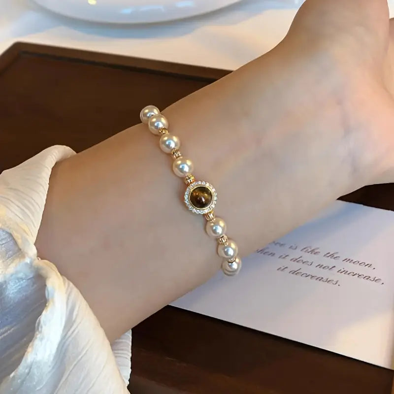 Cat's Eye Stone Bracelet