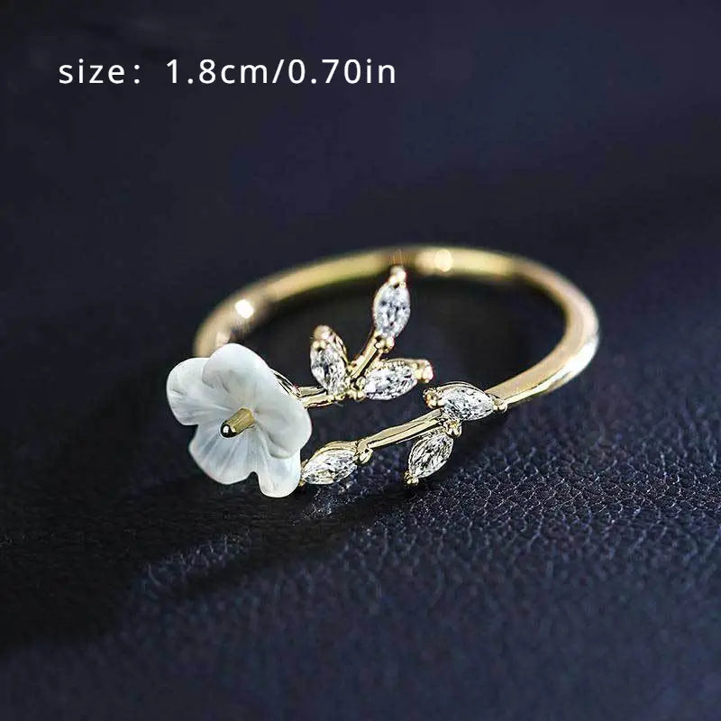 Flower Leaf Ring