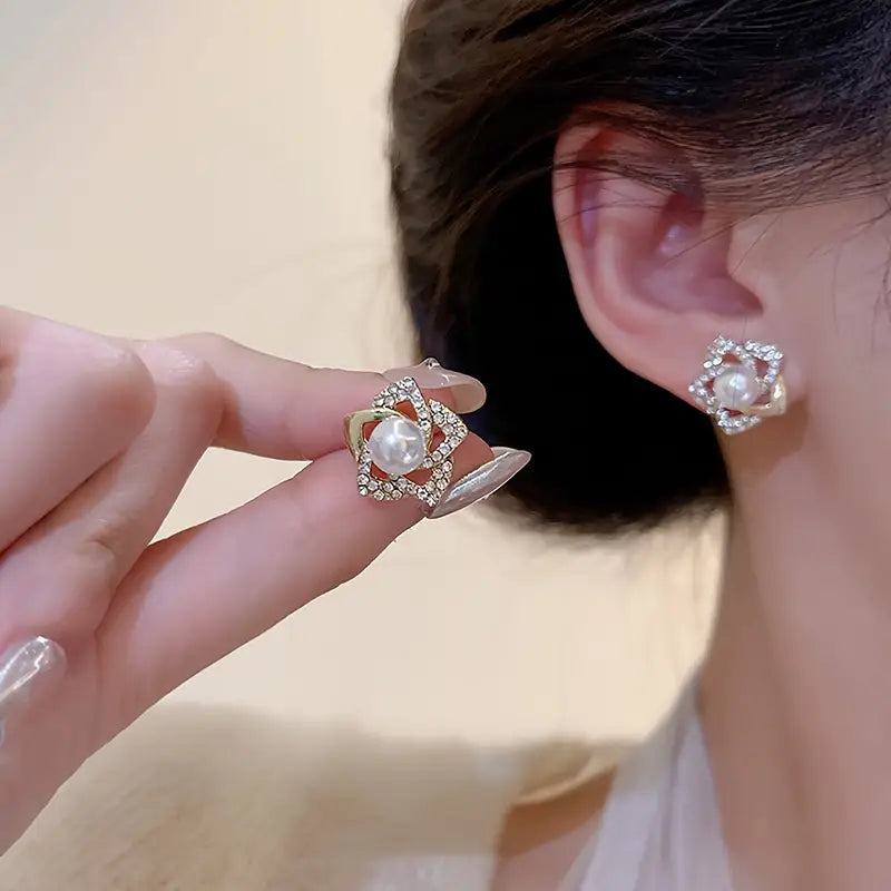 Pearl Stud Earrings