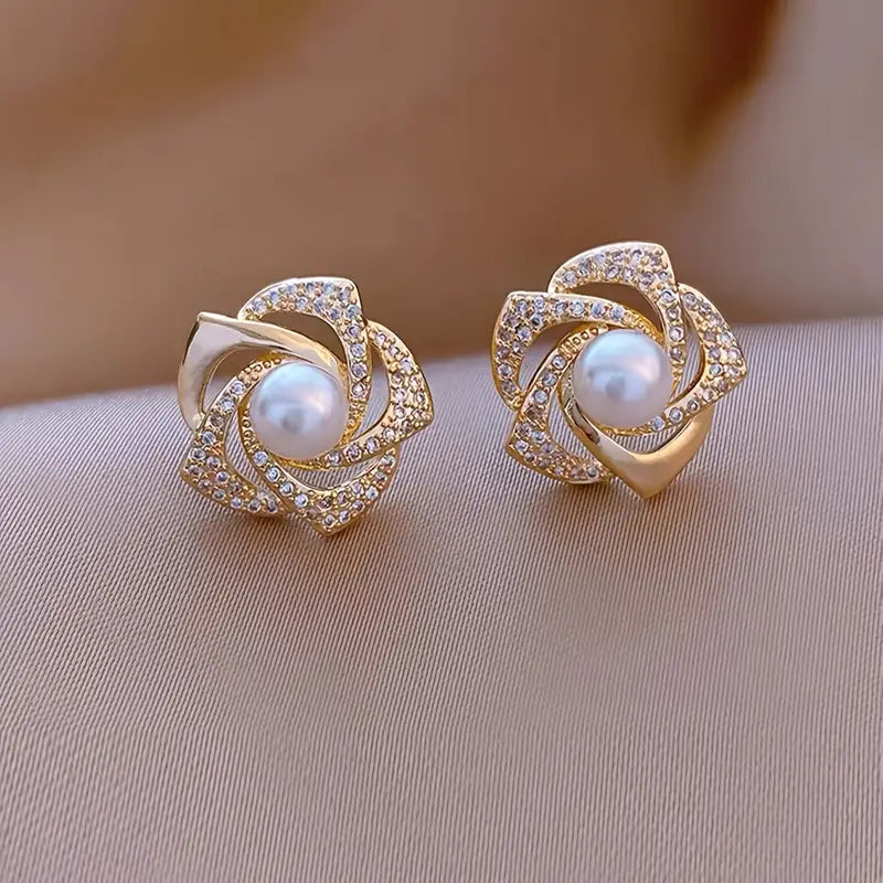 Pearl Stud Earrings