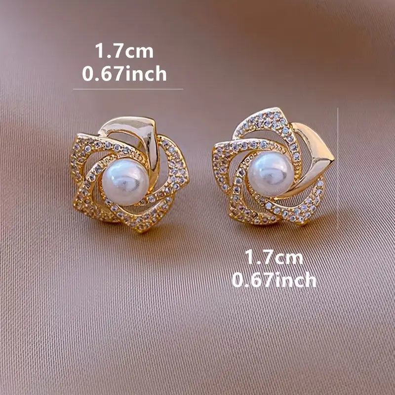 Pearl Stud Earrings