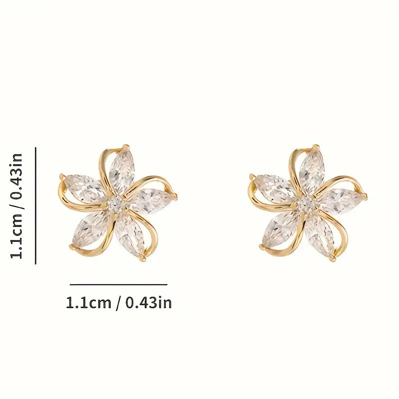 Flower Stud Earrings