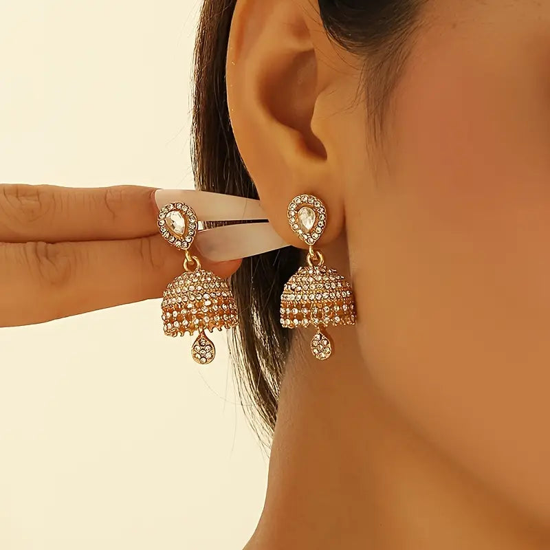 Rhinestone Classic Jhumka