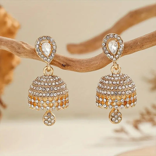 Rhinestone Classic Jhumka
