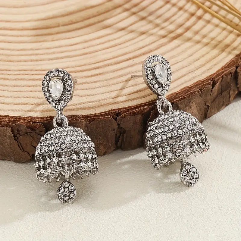 Rhinestone Classic Jhumka