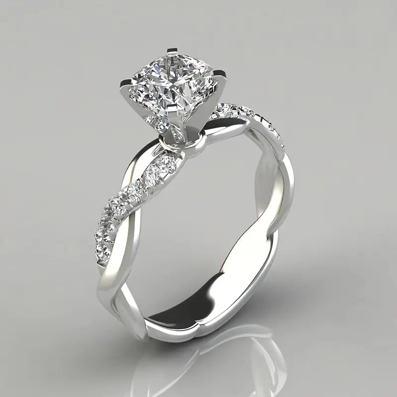 Twisted Band Design Ring