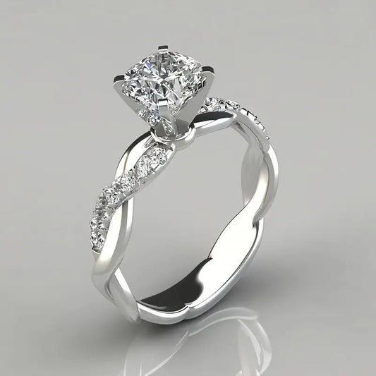 Twisted Band Design Ring