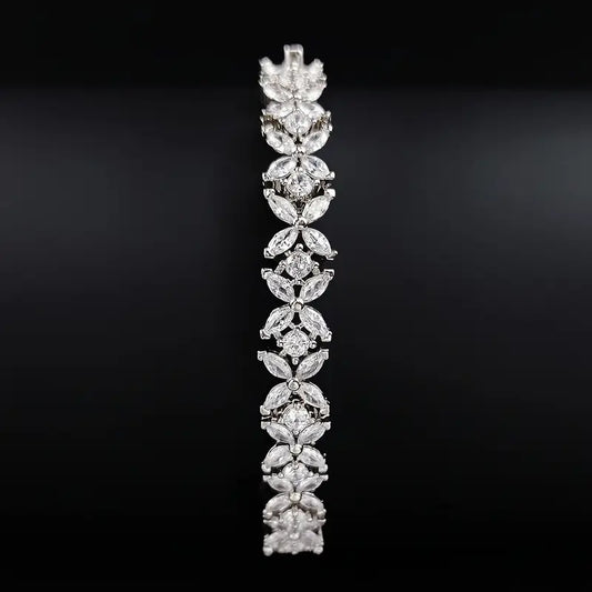 Sparkling Synthetic Bracelet