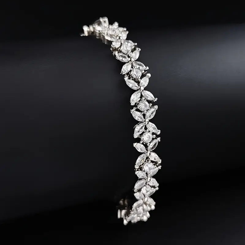 Sparkling Synthetic Bracelet